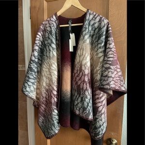 Anthropologie cape poncho